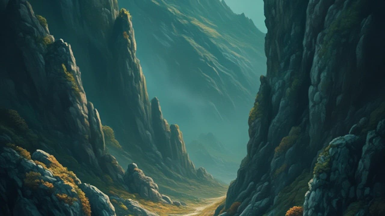 916_a Mountain Path Winding Through