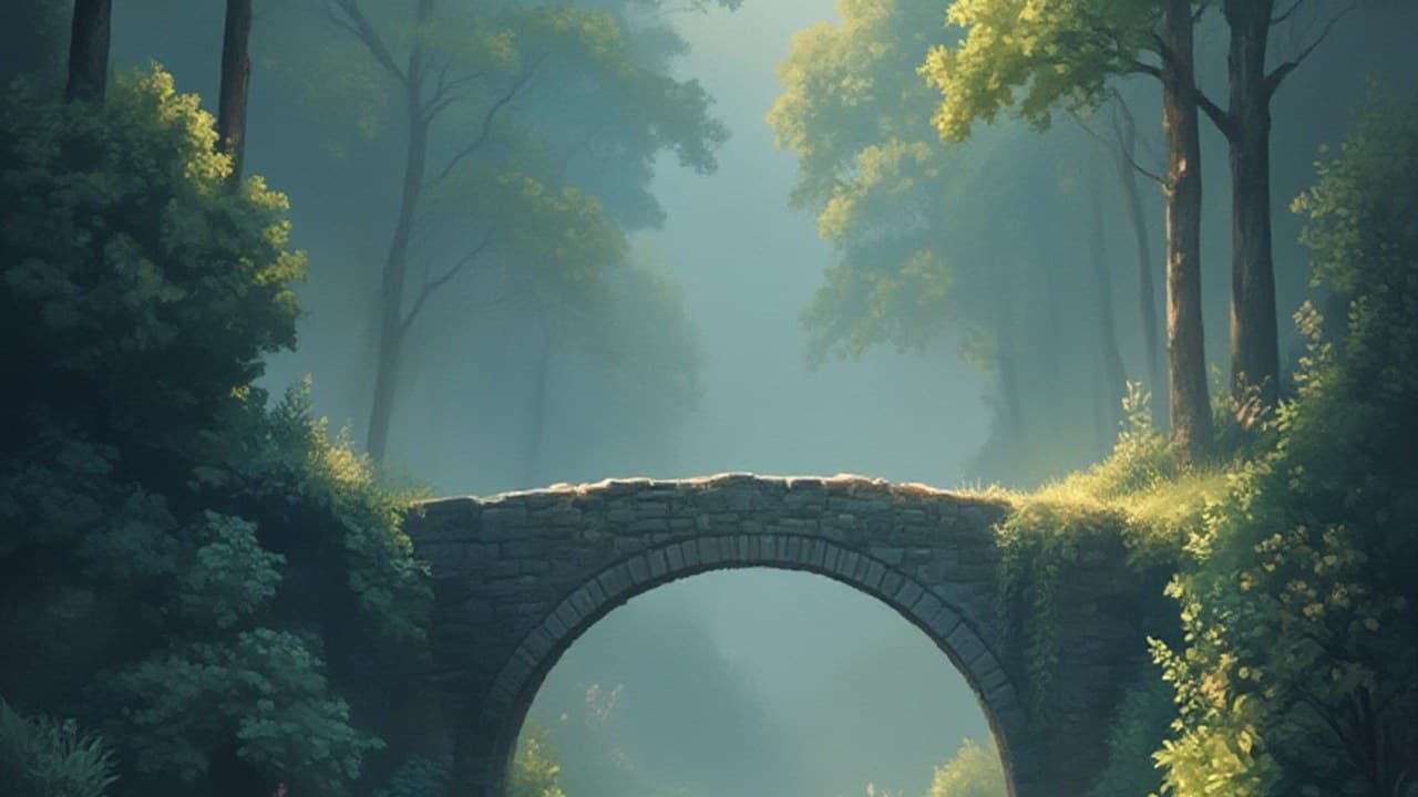 916_a Stone Bridge Over Slow
