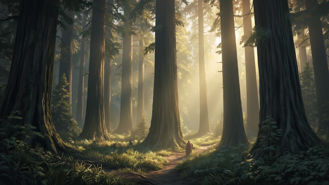 Cathedral Ancient Redwoods Colum