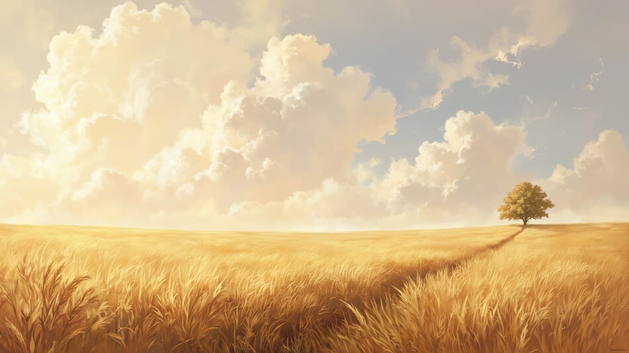 Sweep Golden Wheat Plains Under