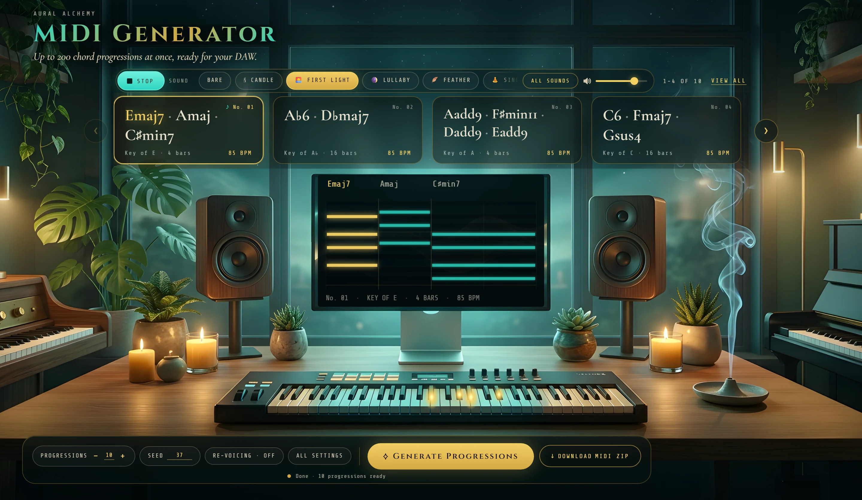 Alcomy Table MIDI Generator Guide · Aural Alchemy